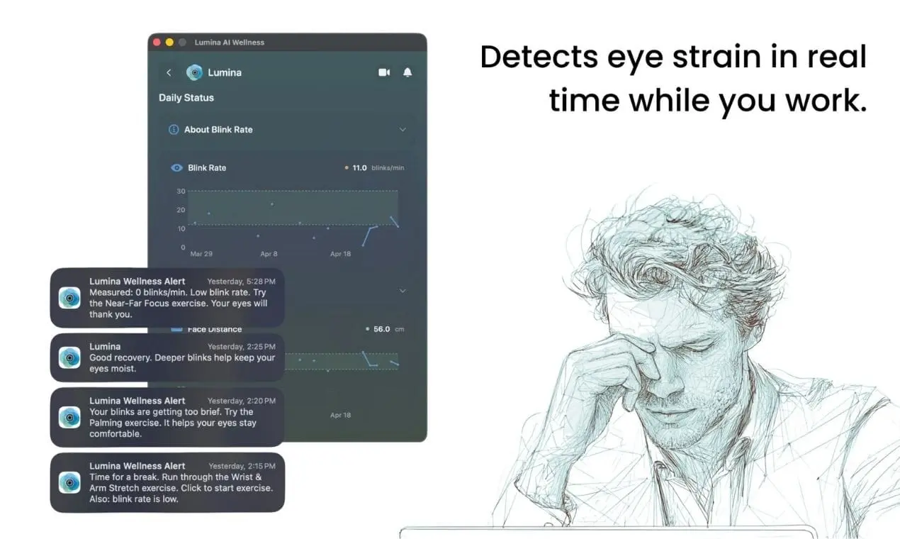 Screenshot 2 of Lumina AI Wellness