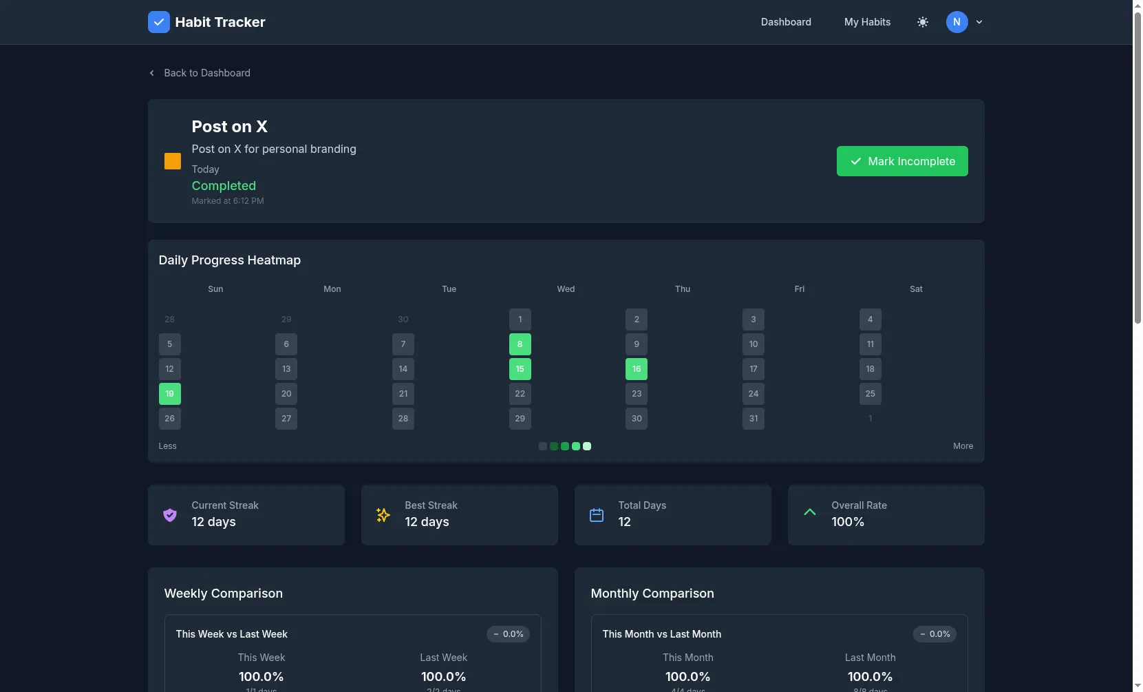 Screenshot 6 of Habit Tracker