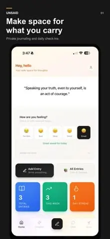 Screenshot 3 of Unsaid