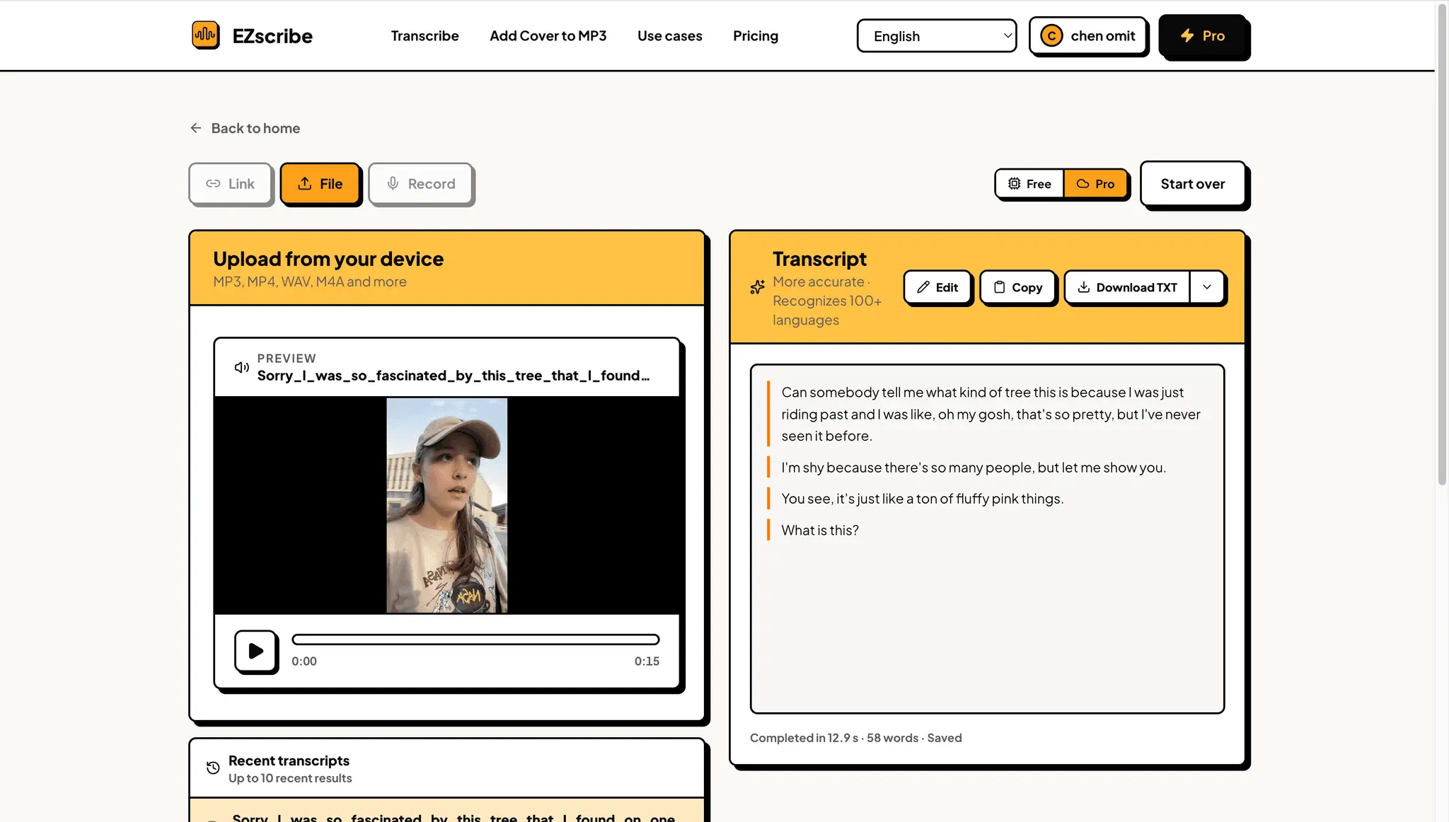 Screenshot 2 of EZScribe
