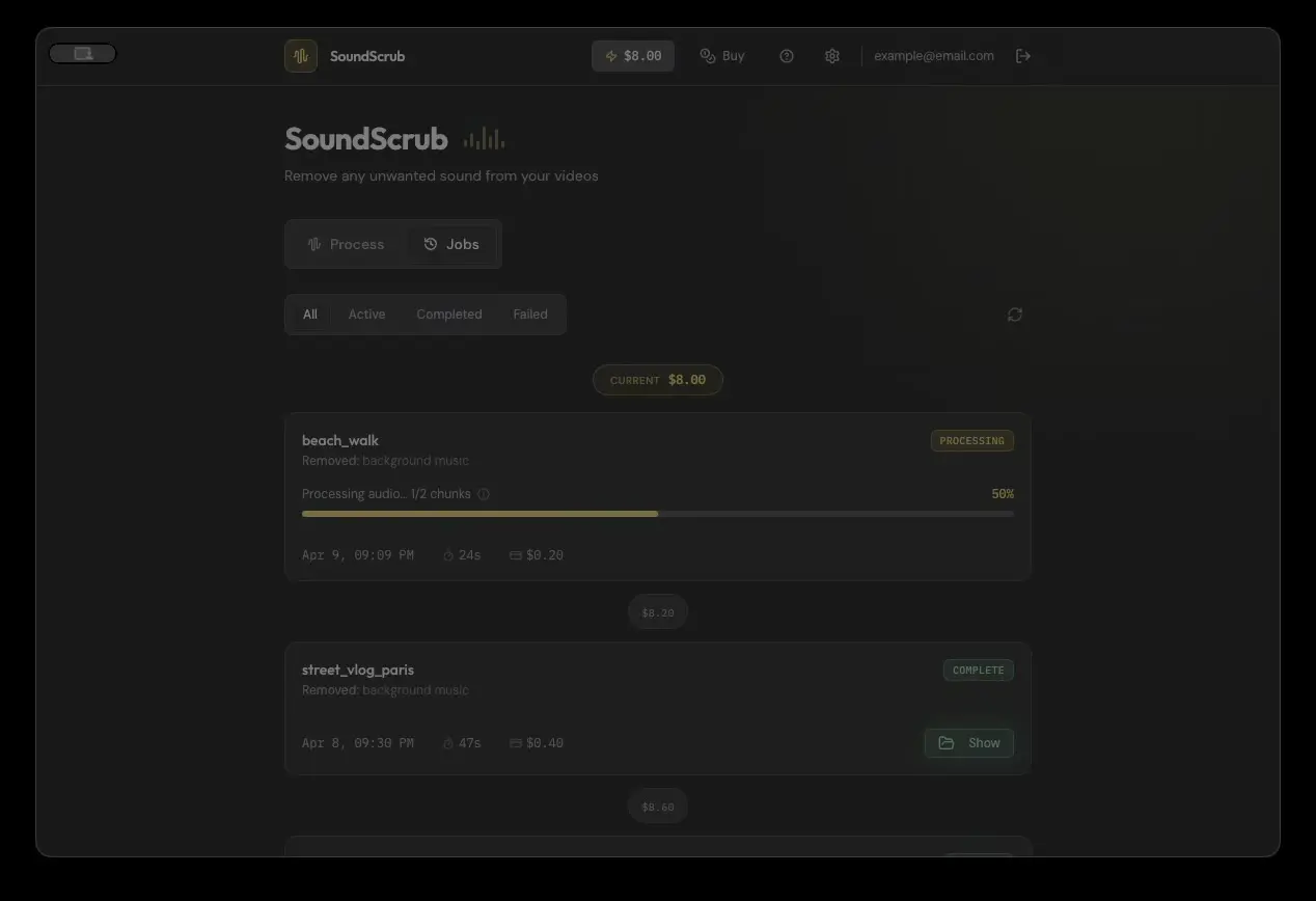 Screenshot 2 of SoundScrub