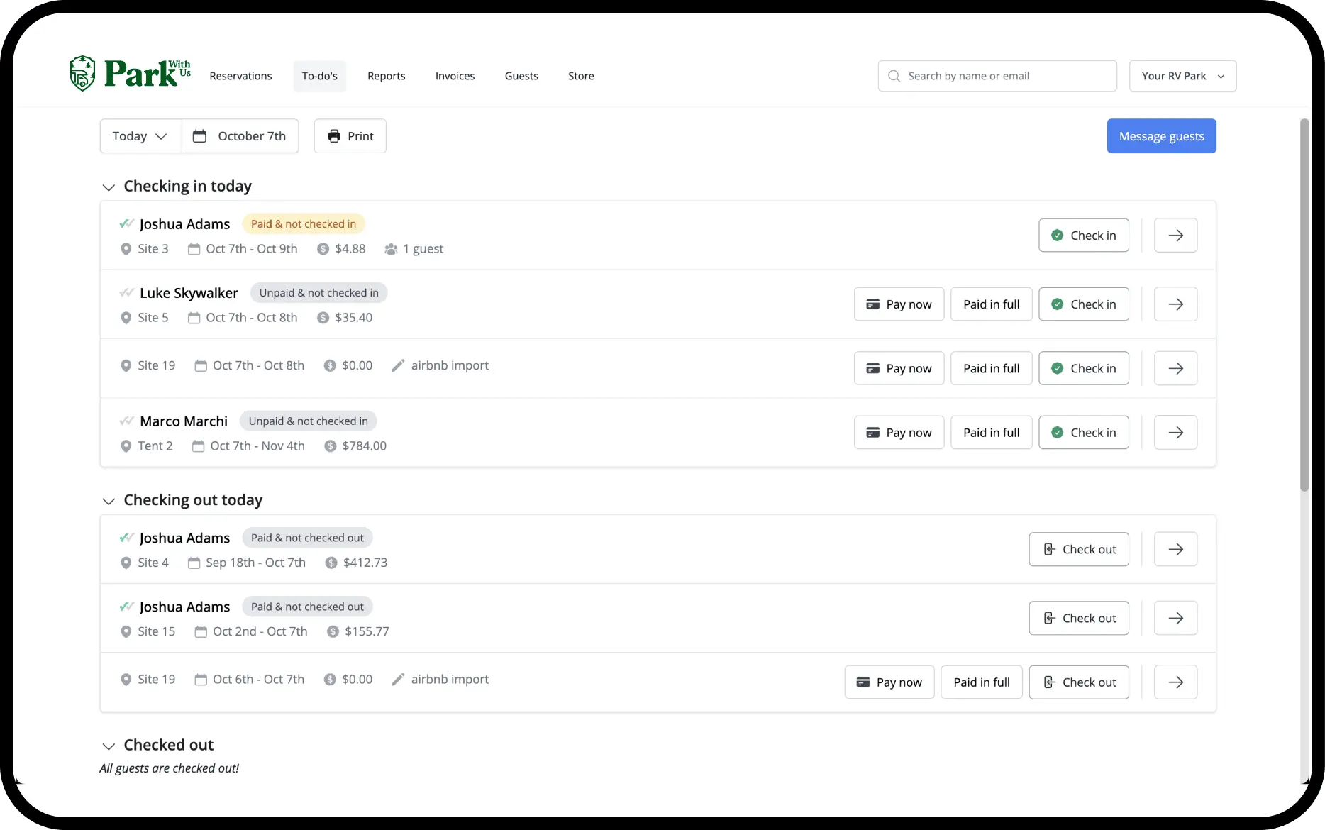 Screenshot 2 of Park With Us