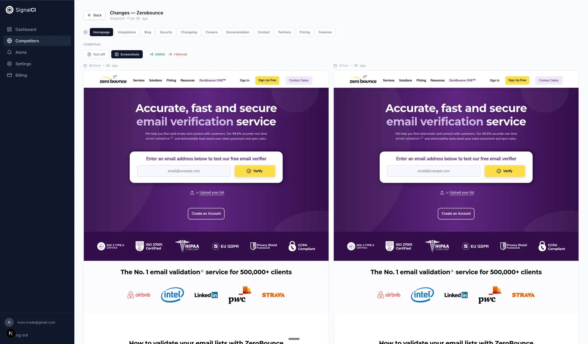 Screenshot 5 of SignalCI