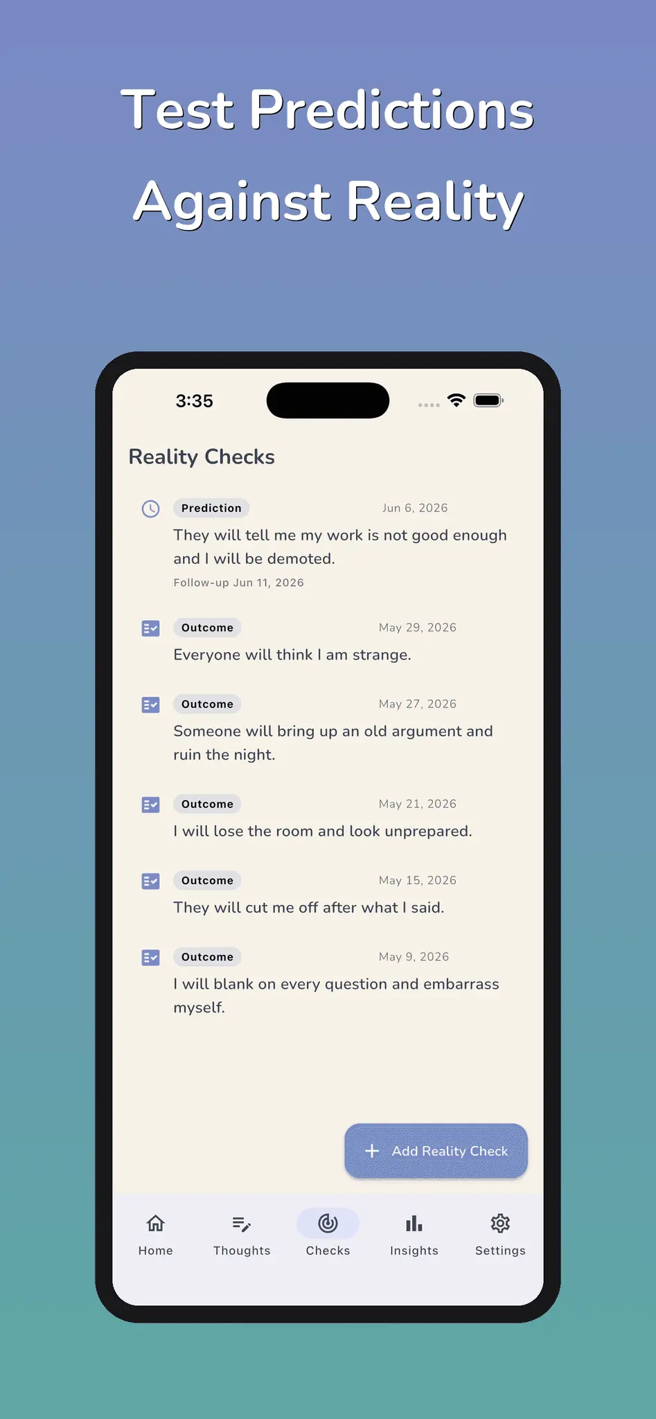 Screenshot 6 of Thought Tracker CBT