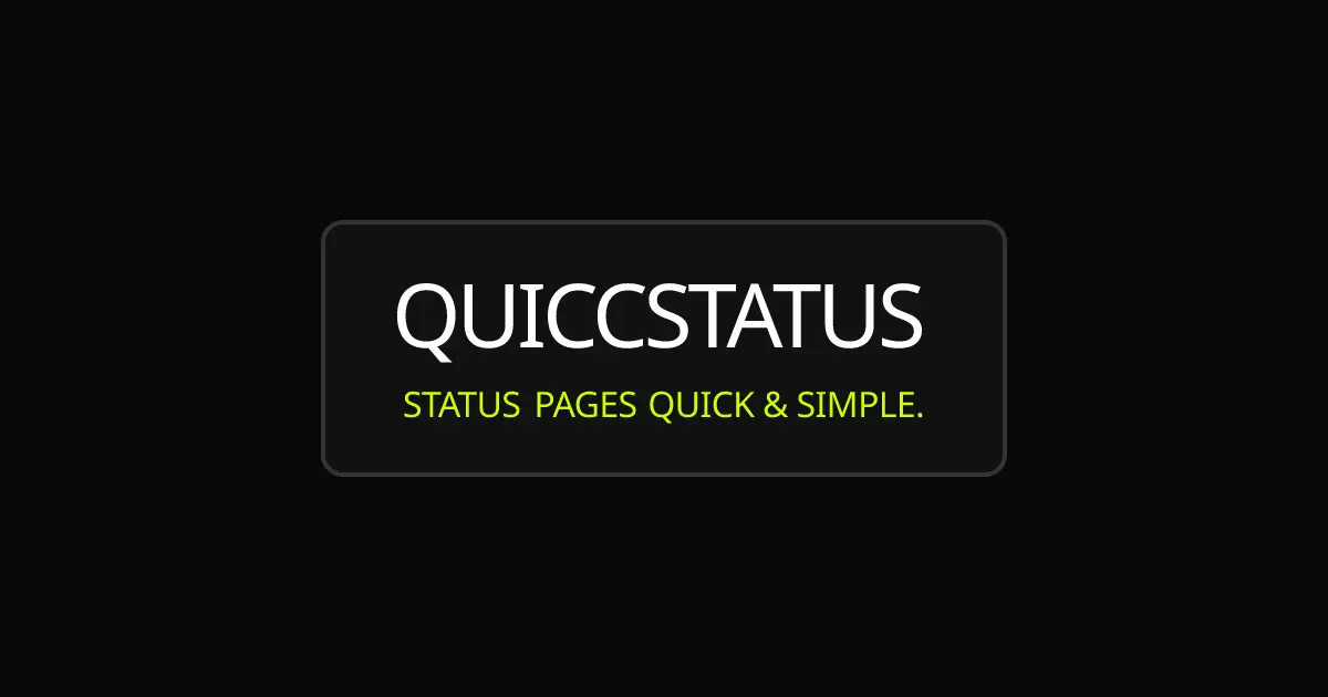 Screenshot 1 of QUICCSTATUS