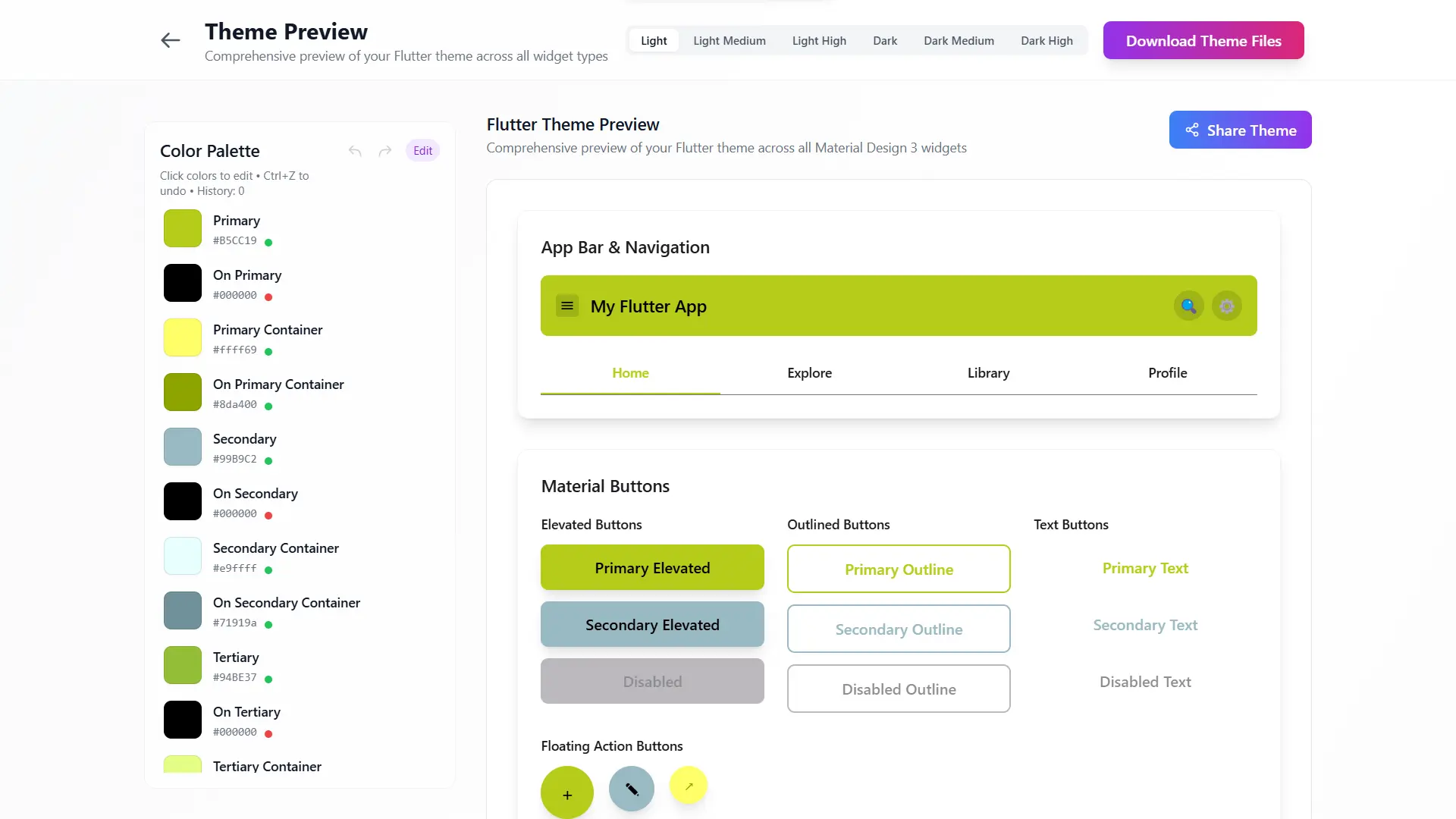 Screenshot 6 of Flutter Theme Generator