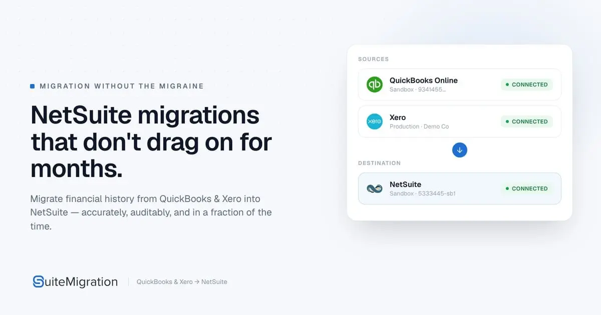 Screenshot 1 of SuiteMigration