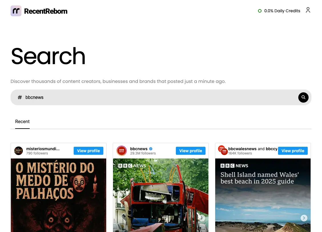 Screenshot 4 of RecentReborn