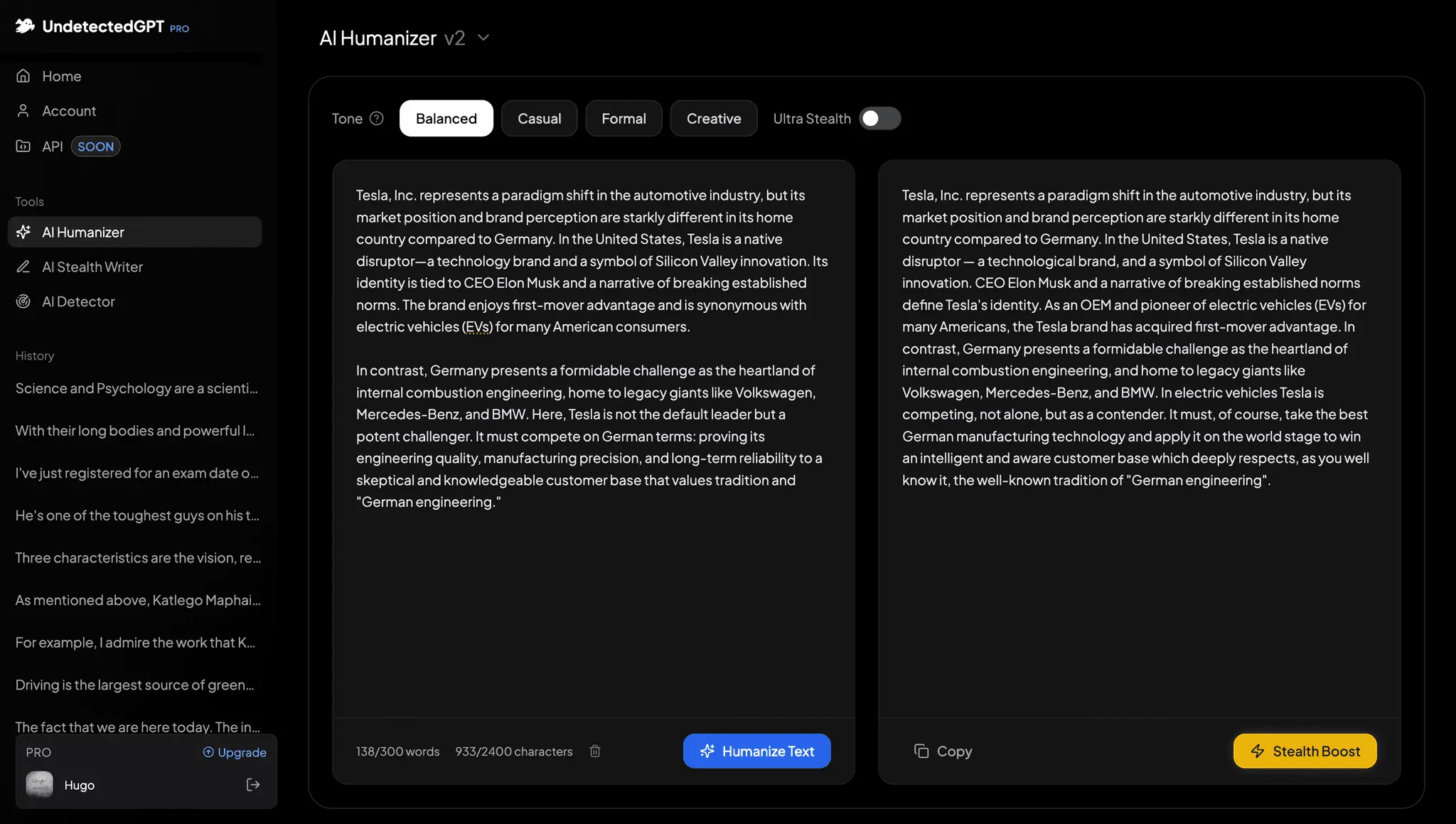 Screenshot 6 of UndetectedGPT