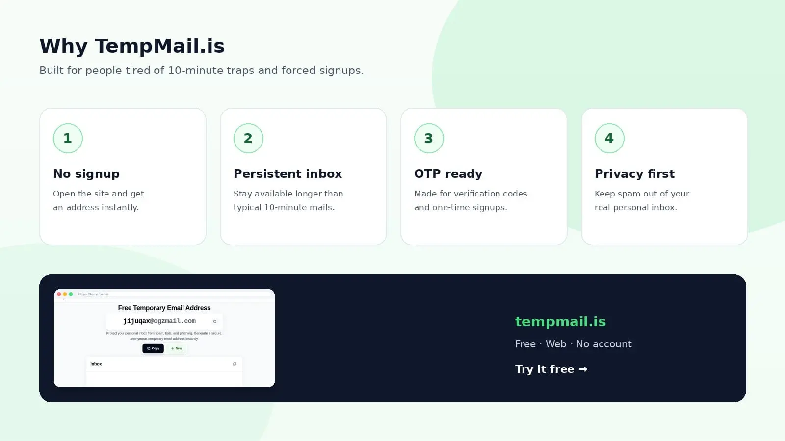 Screenshot 2 of Temp Mail