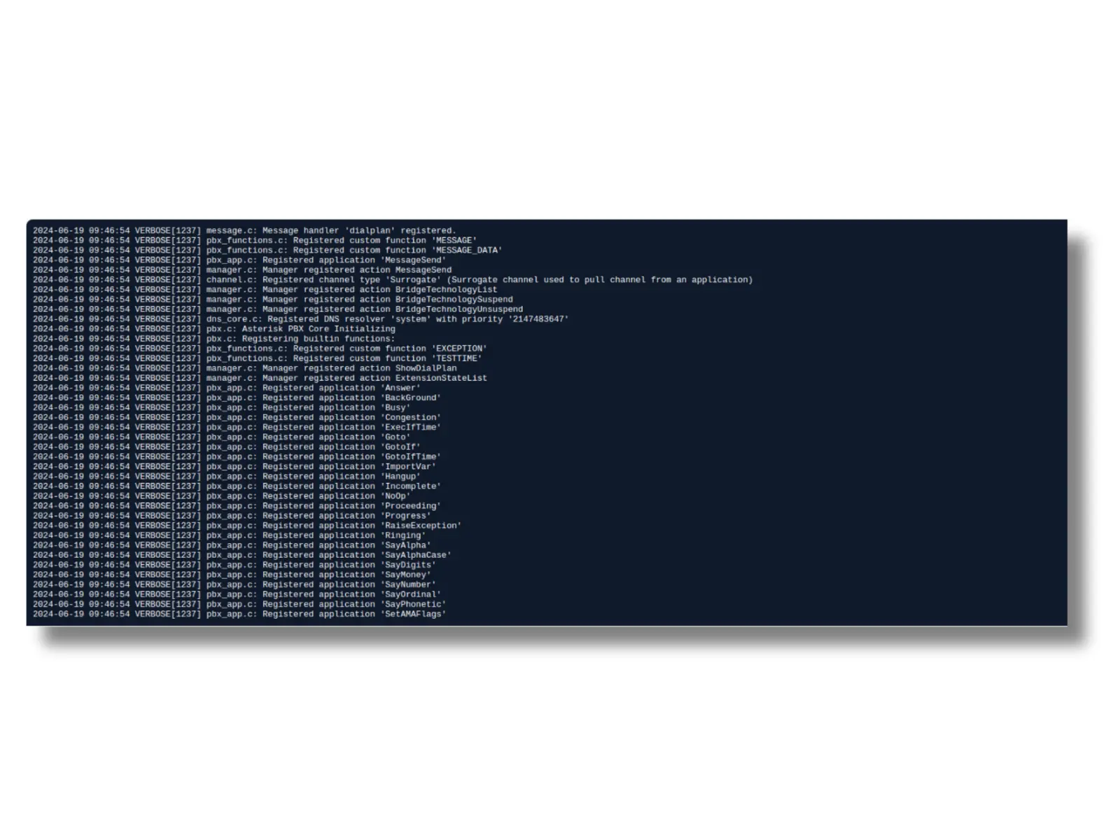 Screenshot 1 of Asterisk Development