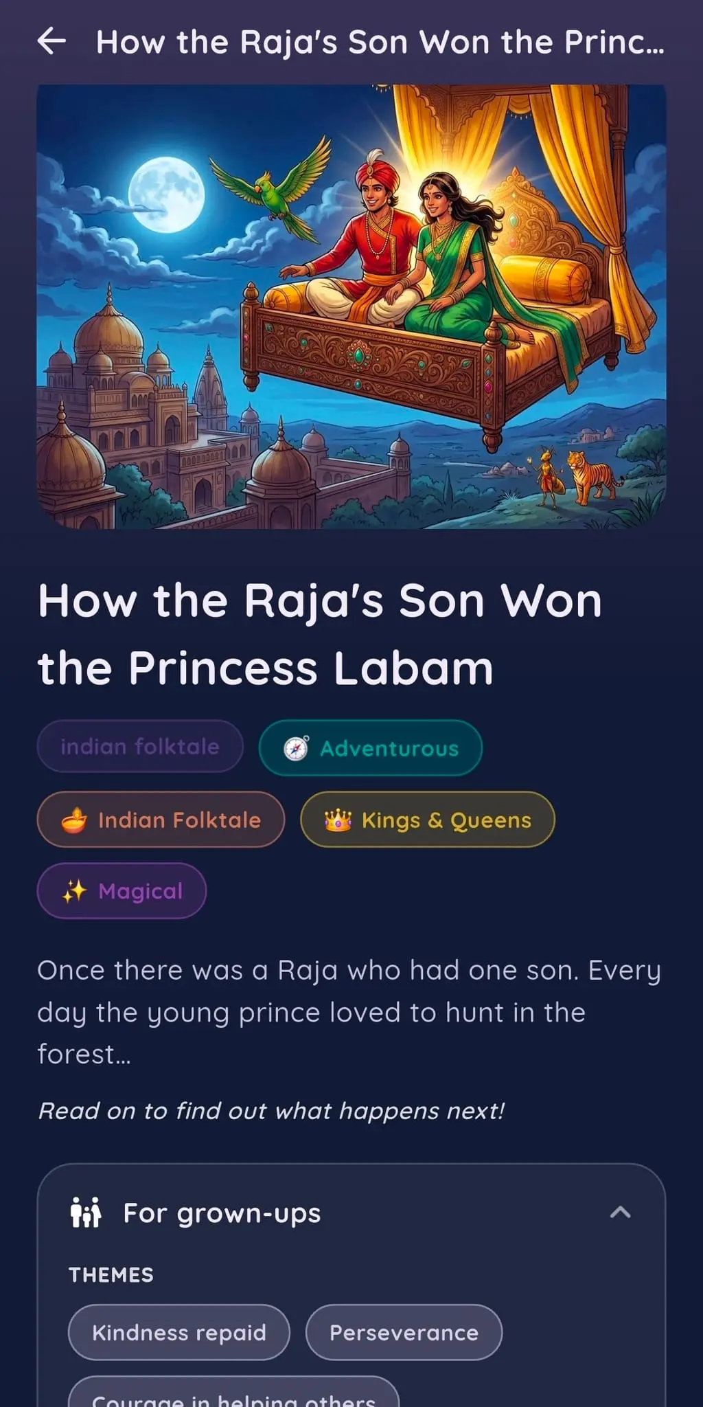 Screenshot 3 of Chukkani Bedtime Stories