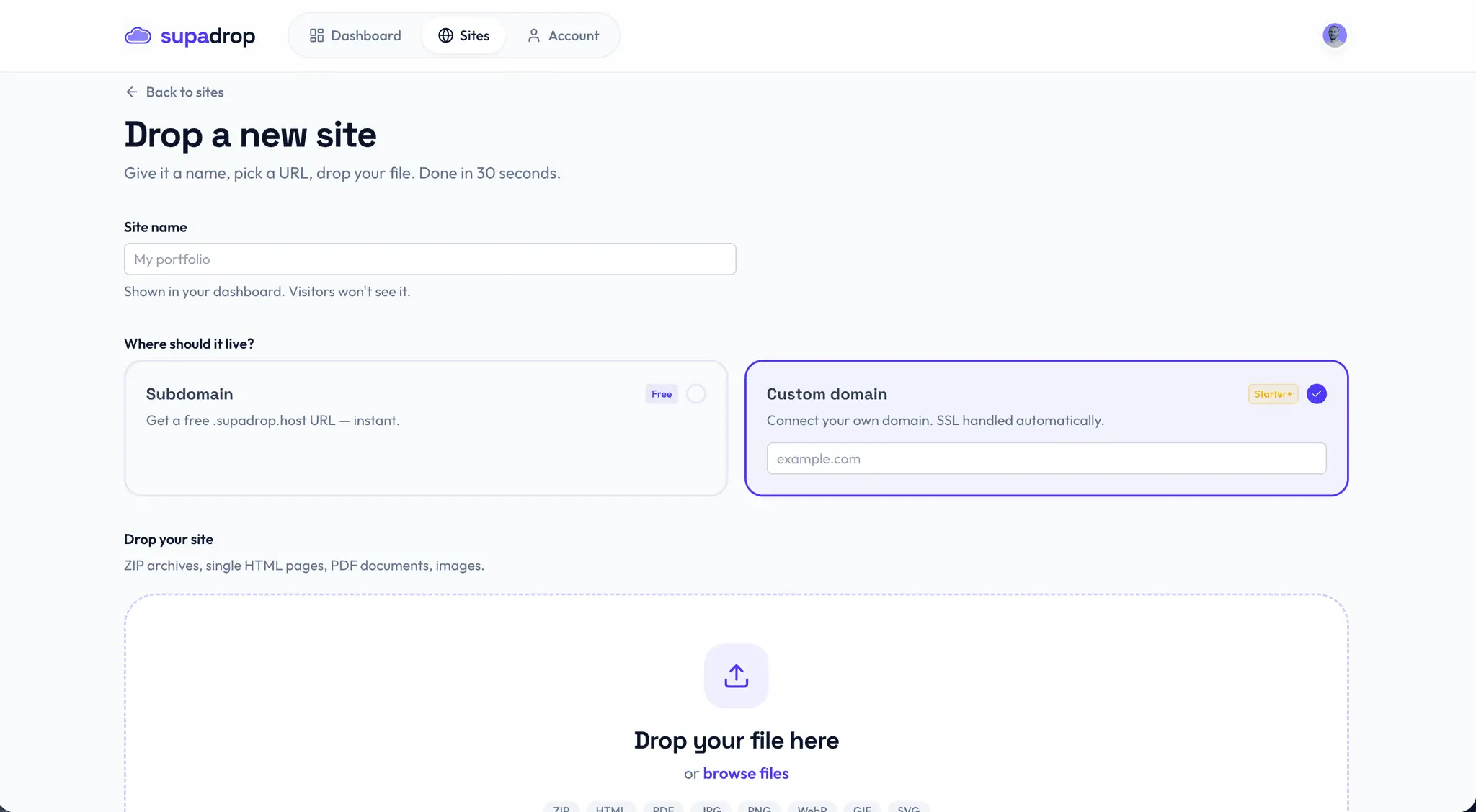 Screenshot 3 of Supadrop