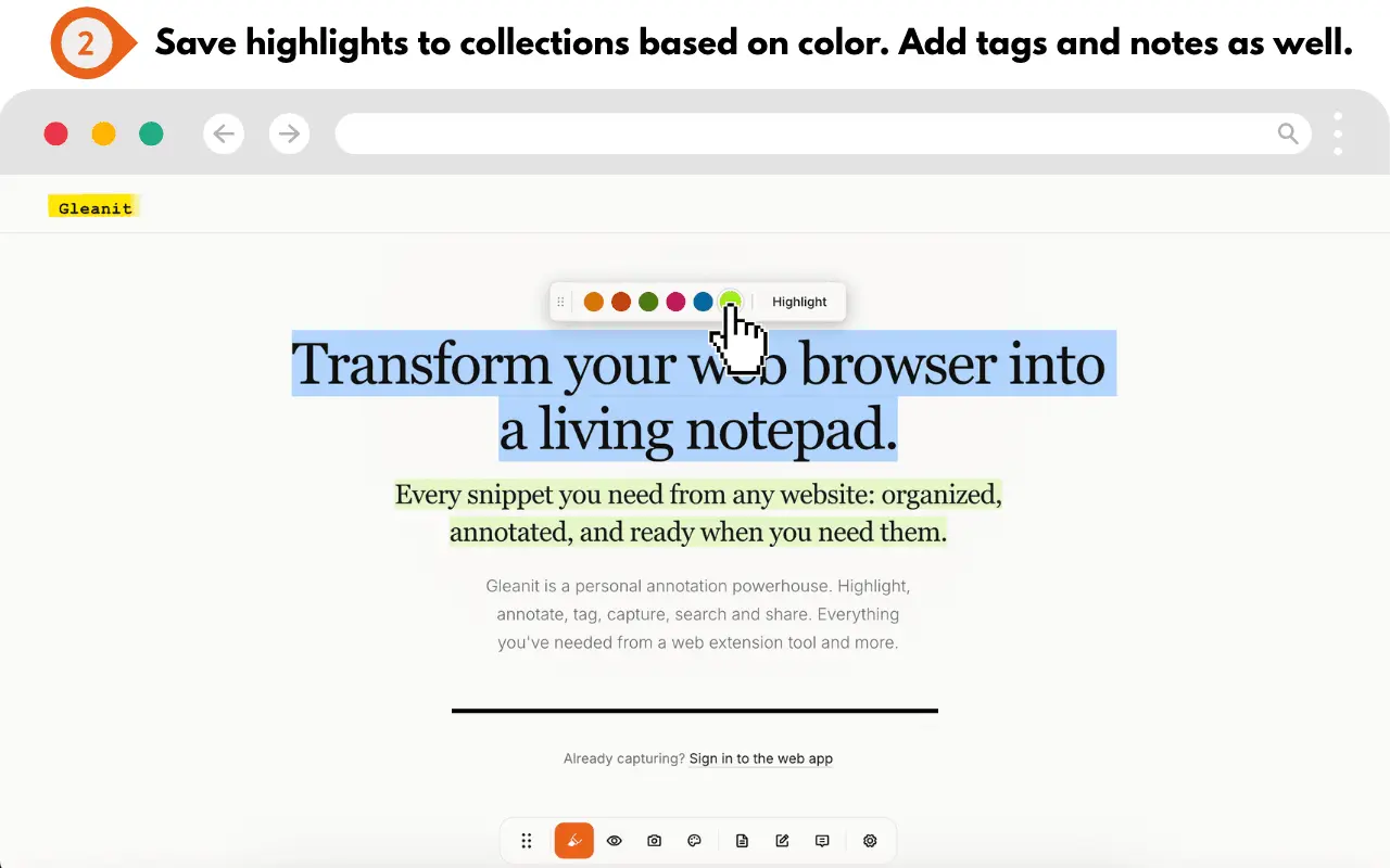 Screenshot 2 of Gleanit