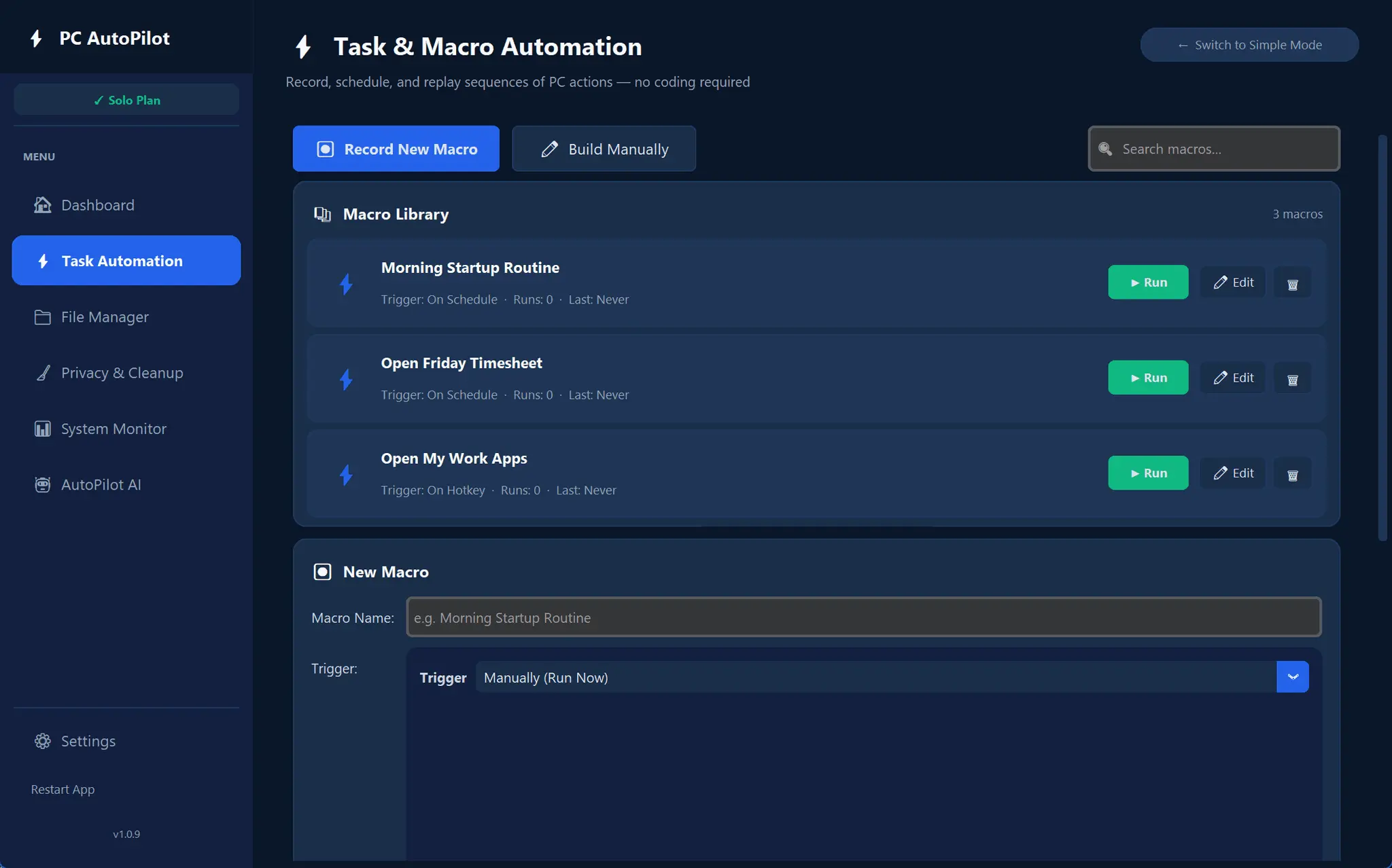 Screenshot 4 of PC AutoPilot
