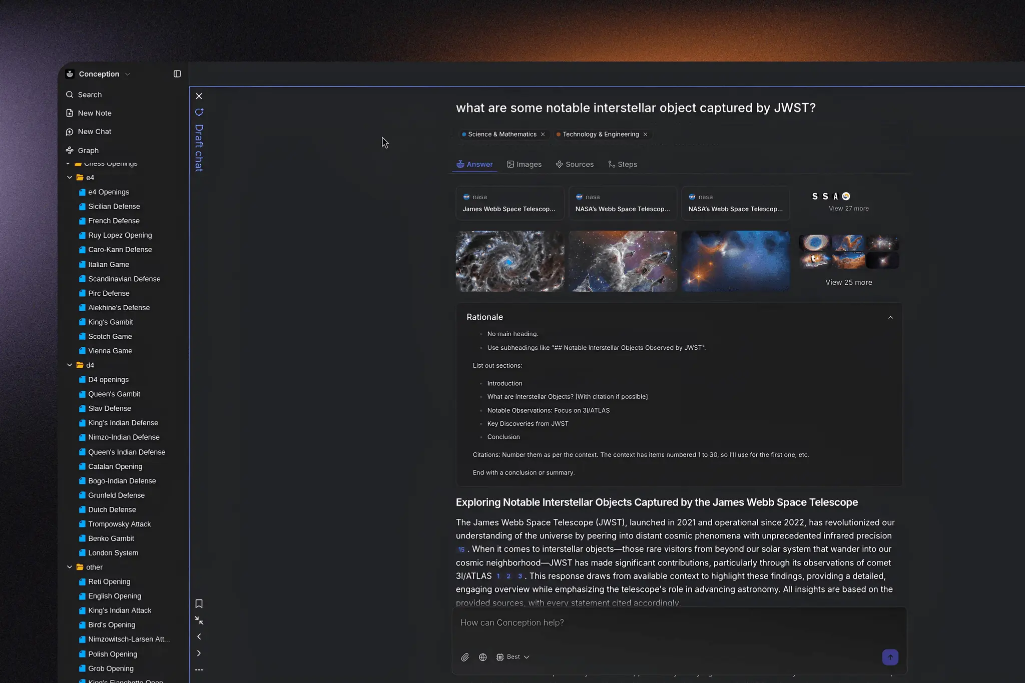 Screenshot 2 of AI Workspace for Knowledge & Curiosity