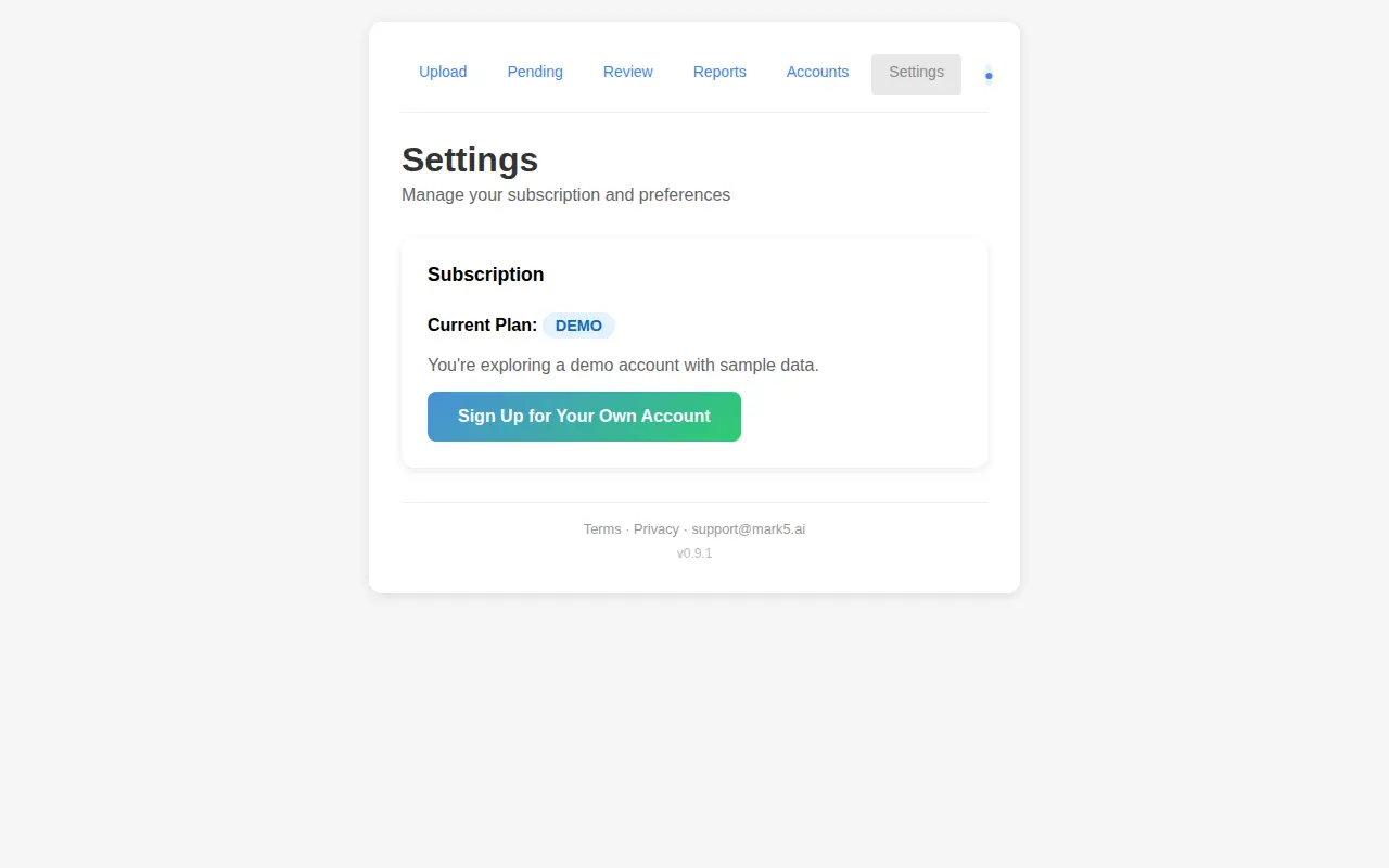 Screenshot 5 of mark5.ai