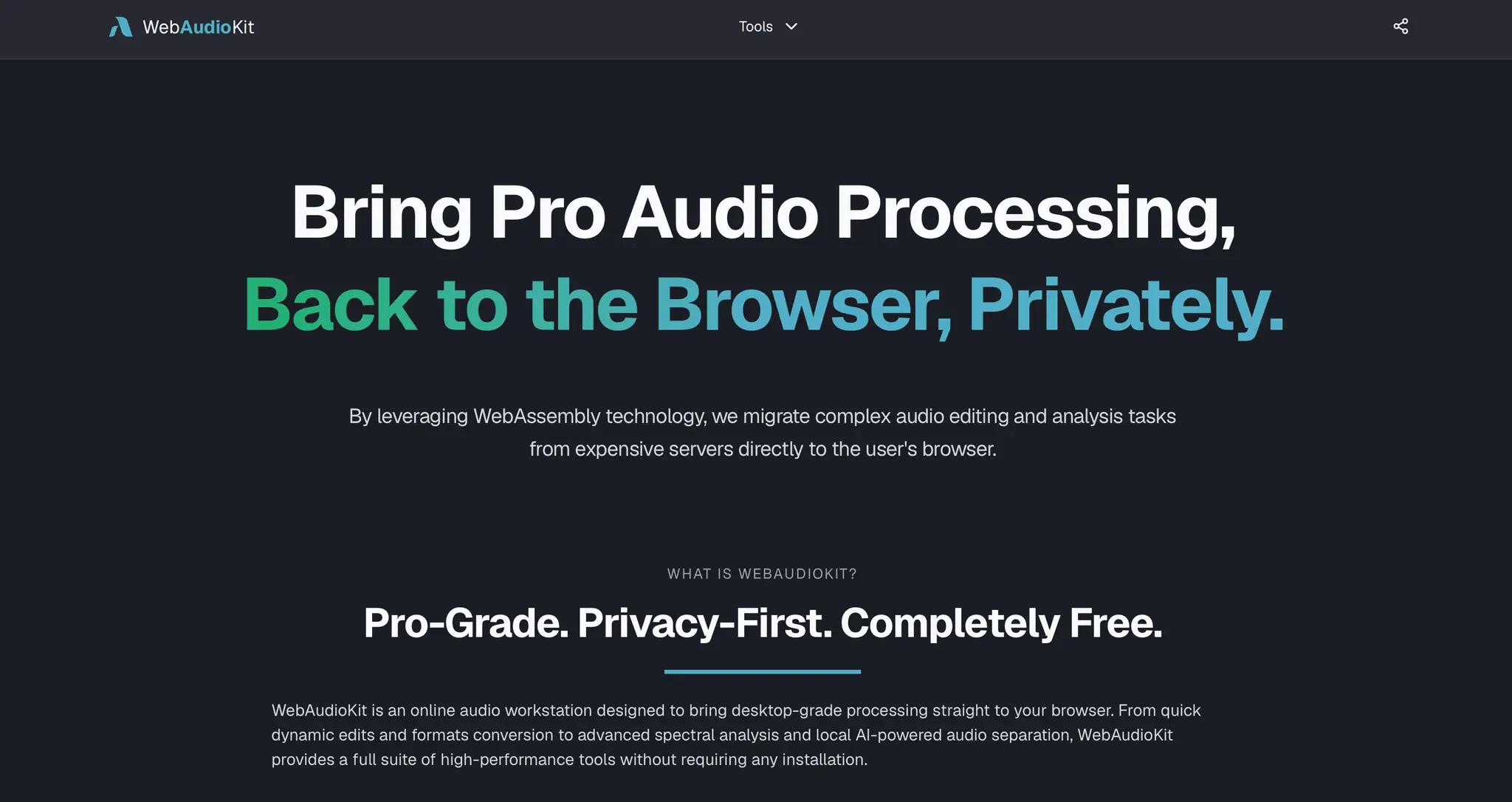 Screenshot 2 of WebAudioKit