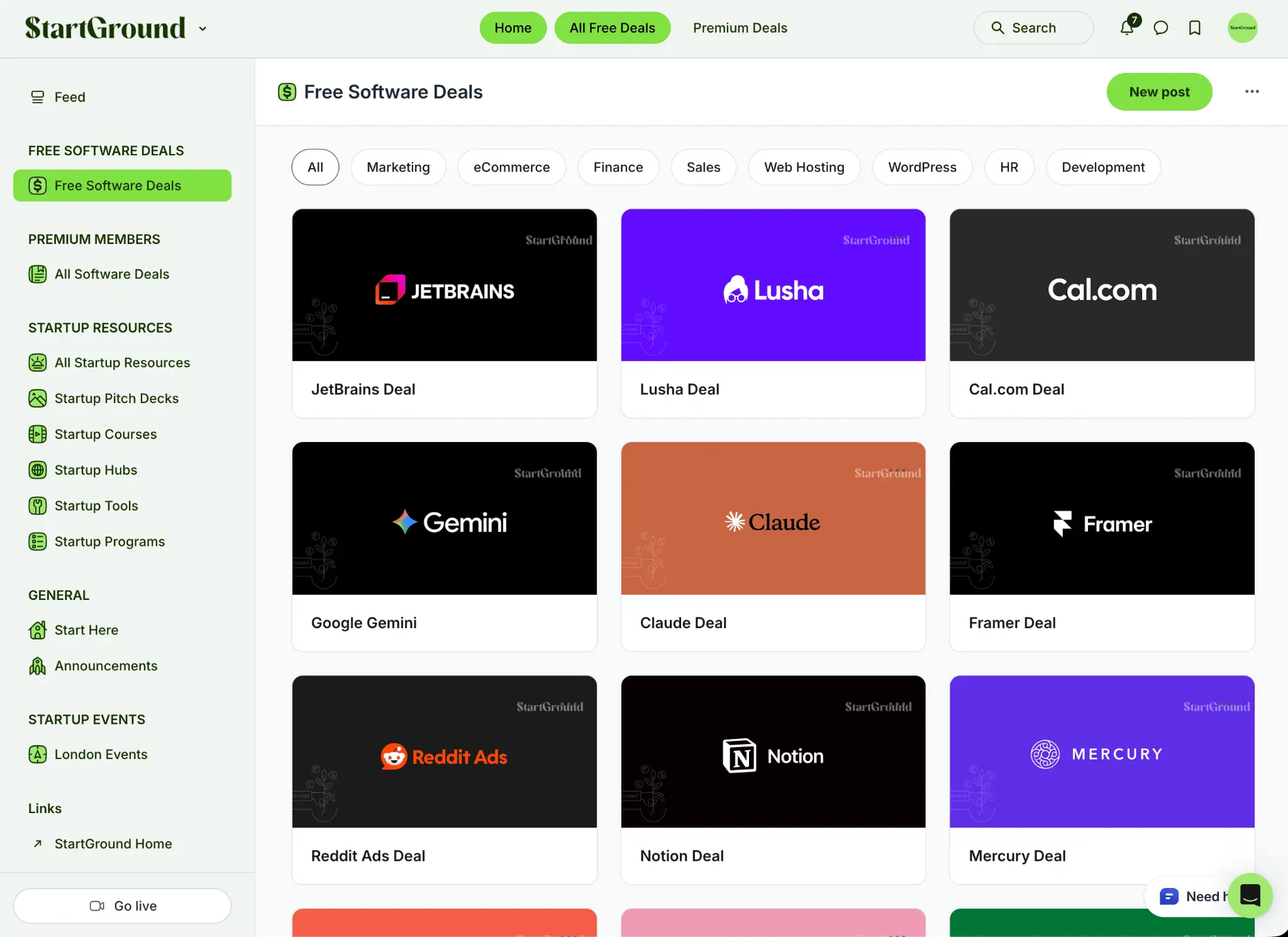 Screenshot 1 of StartGround