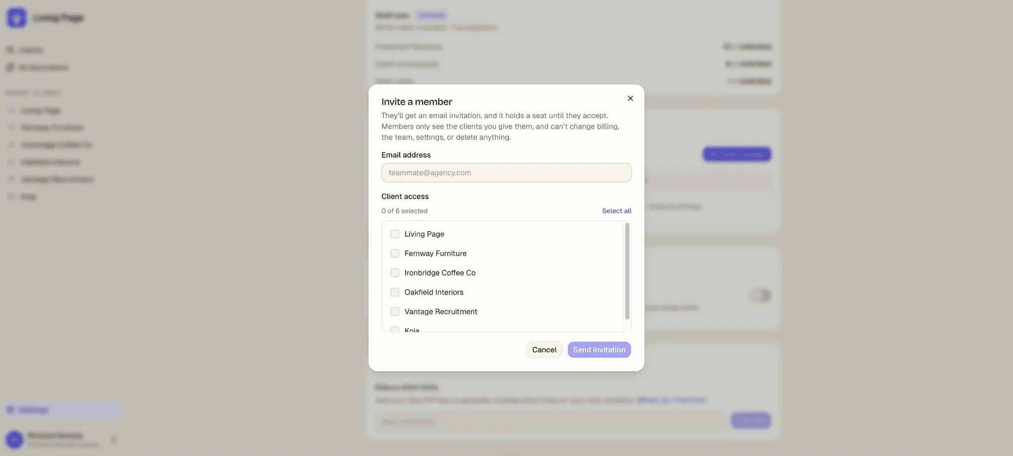 Screenshot 2 of Living Page