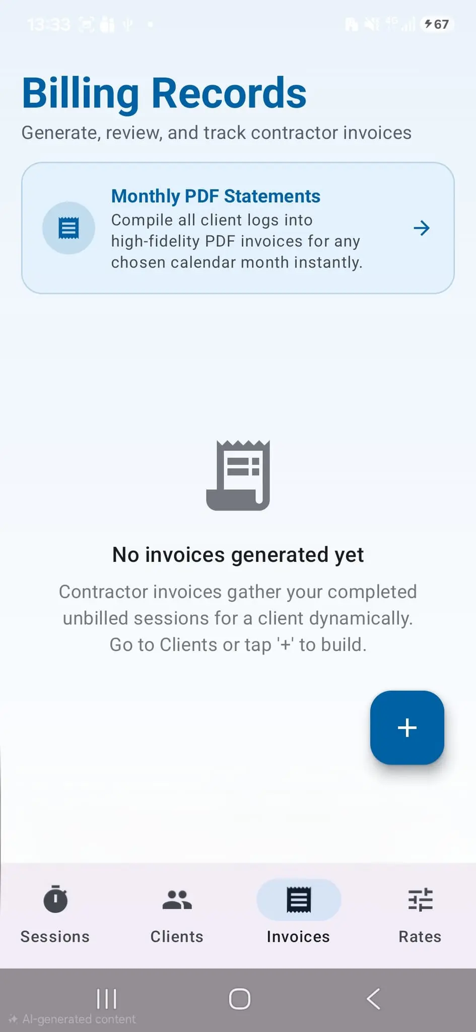 Screenshot 3 of WorkLog Session Tracker