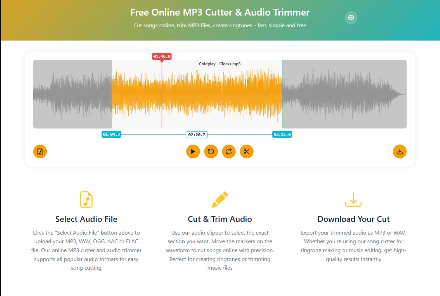 Screenshot 1 of CutMP3