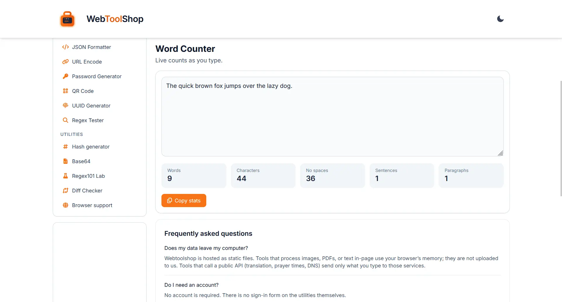 Screenshot 4 of Webtoolshop