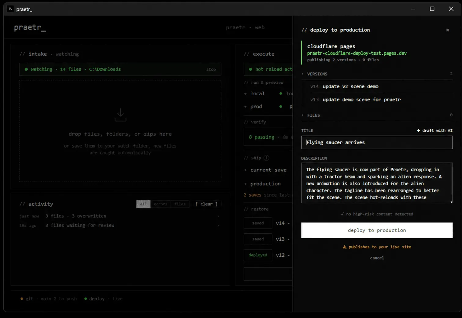 Screenshot 3 of praetr