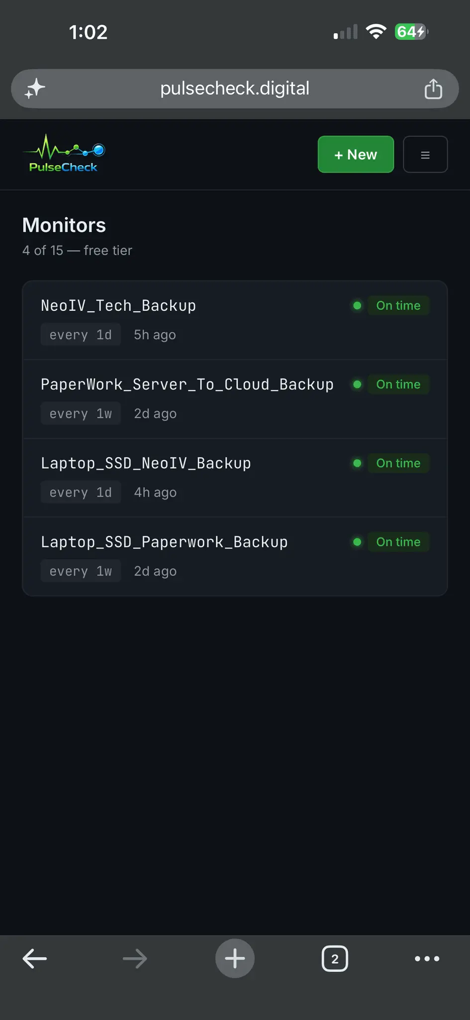 Screenshot 2 of PulseCheck