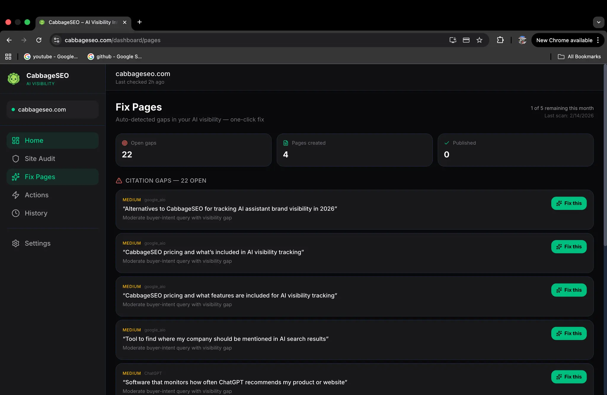 Screenshot 5 of cabbageSEO