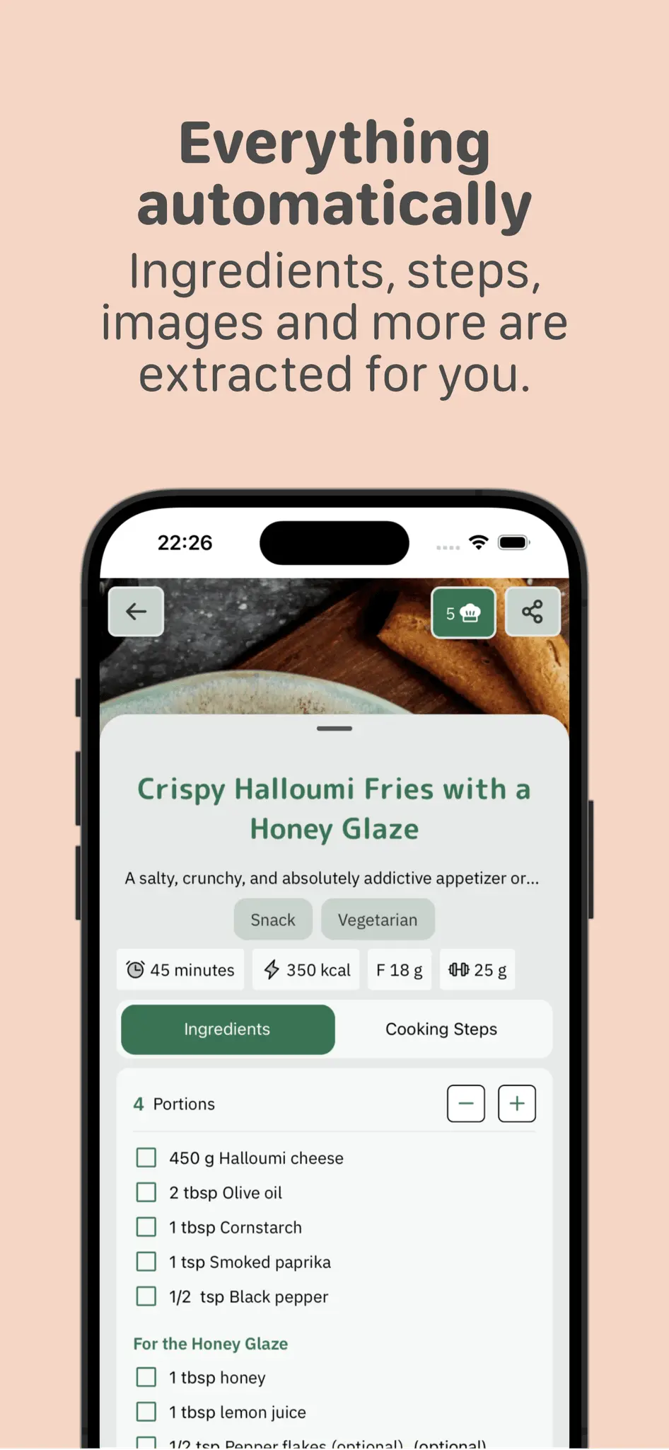 Screenshot 3 of CookZone Recipe Manager