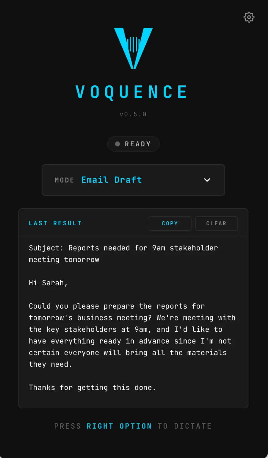 Screenshot 1 of Voquence