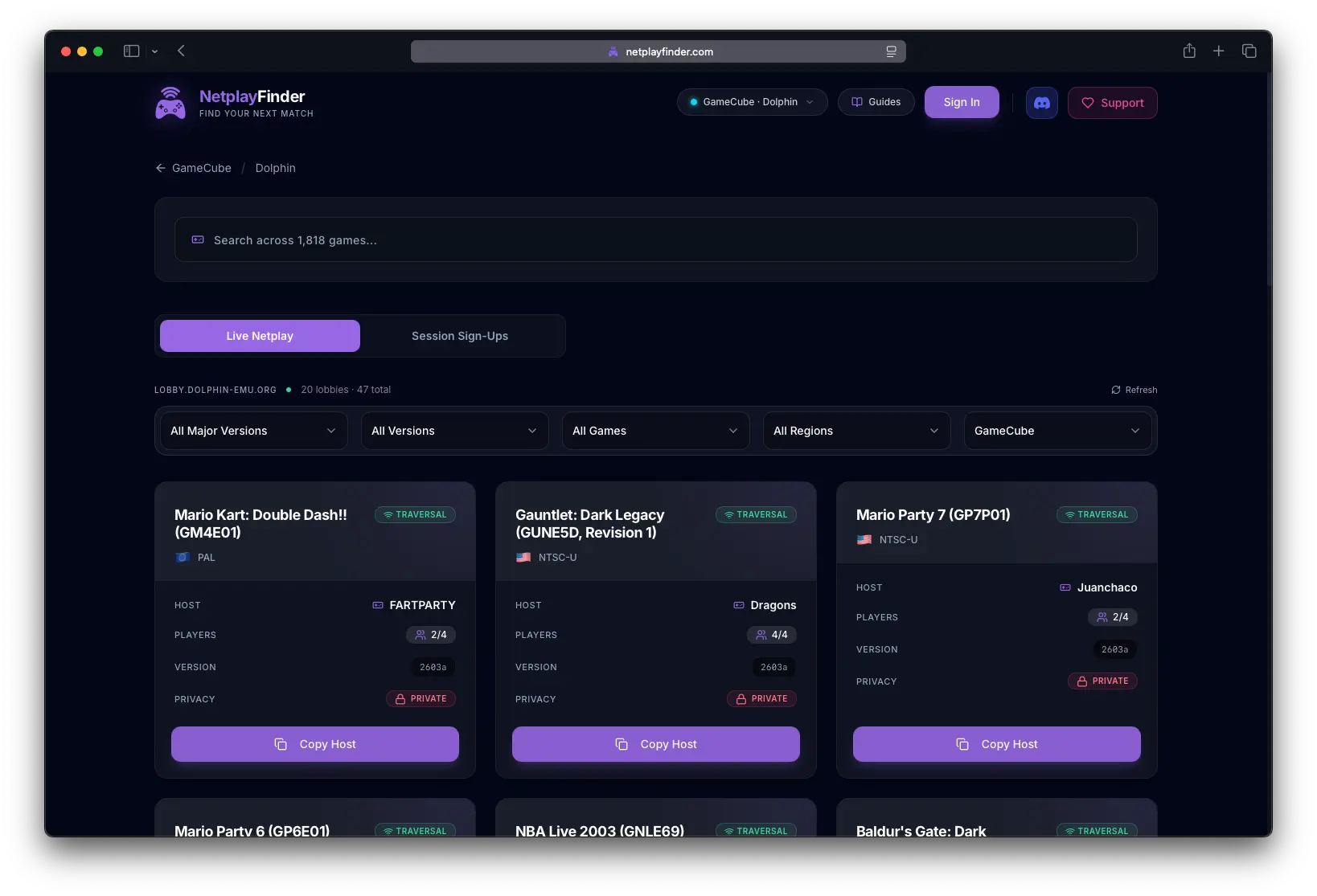 Screenshot 3 of NetplayFinder