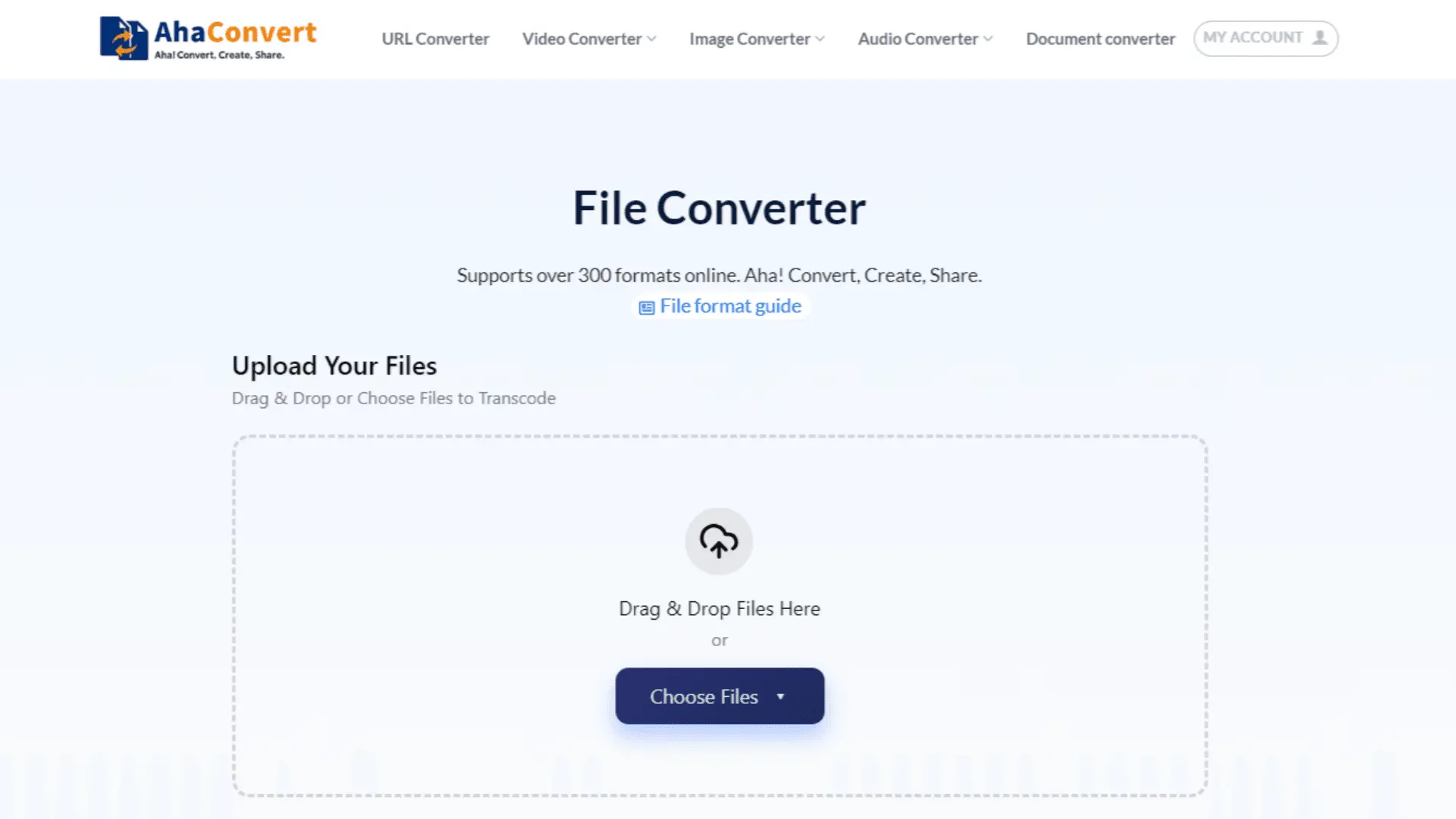 Screenshot 1 of AhaConvert - Free File Converter