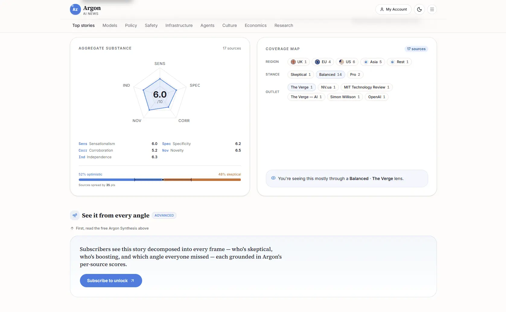 Screenshot 5 of Argon AI News