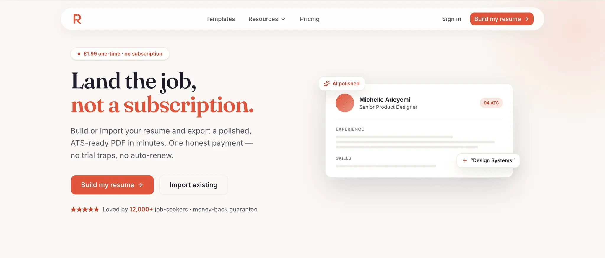 Screenshot 1 of Resuvia