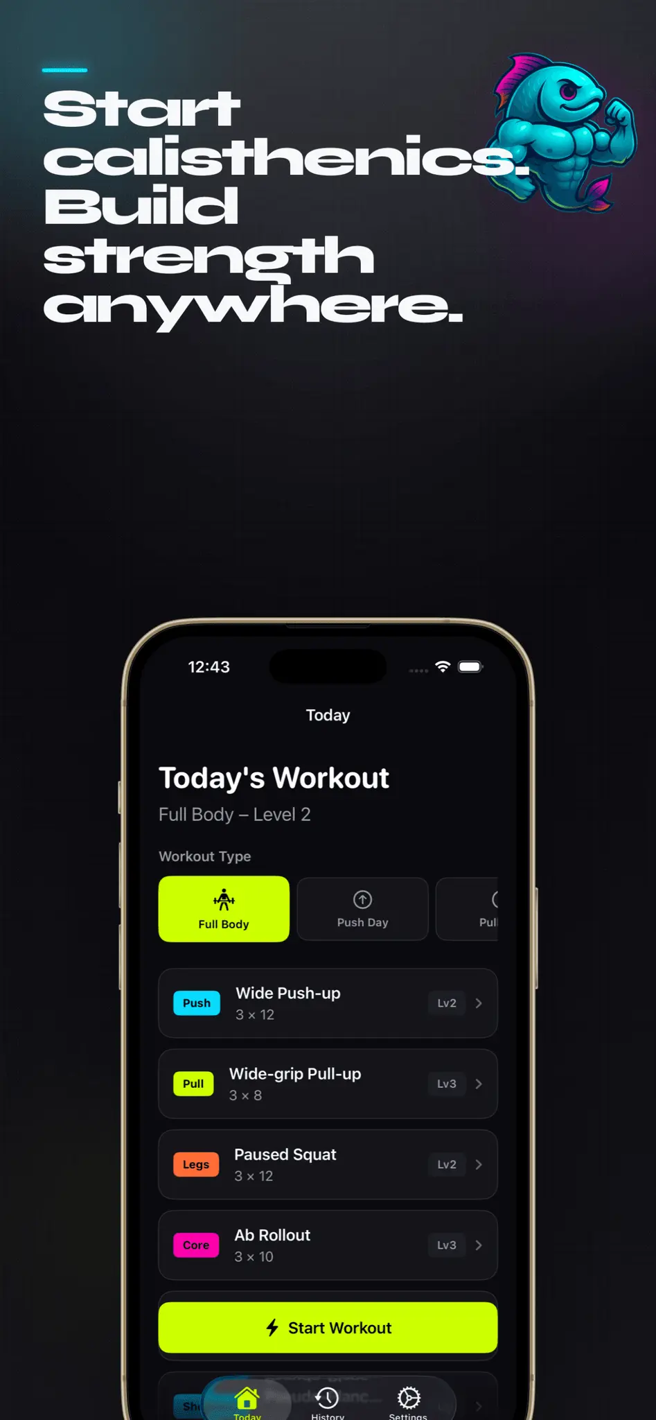 Screenshot 10 of Guppy Calisthenics