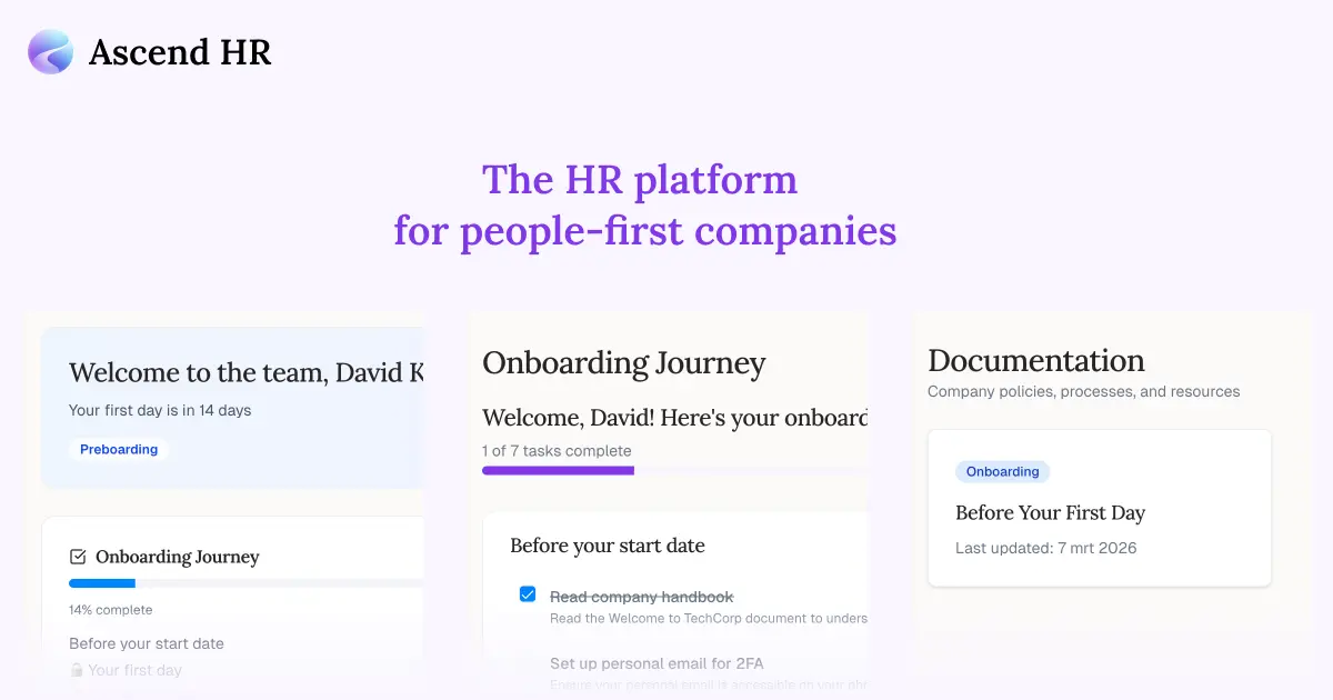 Screenshot 1 of Ascend HR