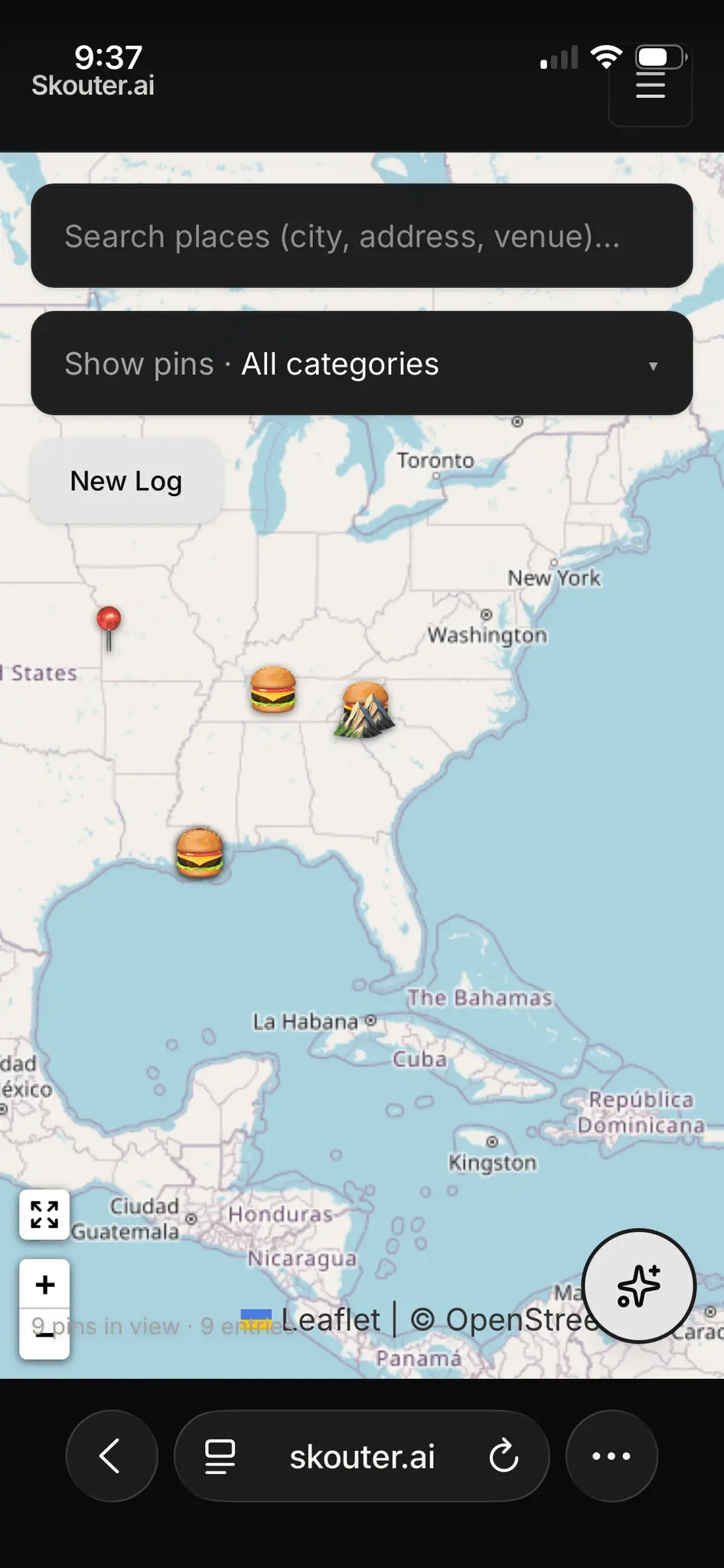 Screenshot 1 of Skouter.ai