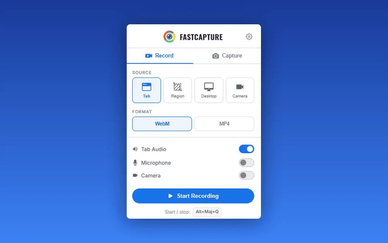 Screenshot 1 of FastCapture
