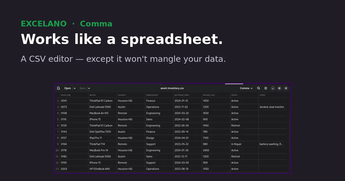 Screenshot 1 of Comma