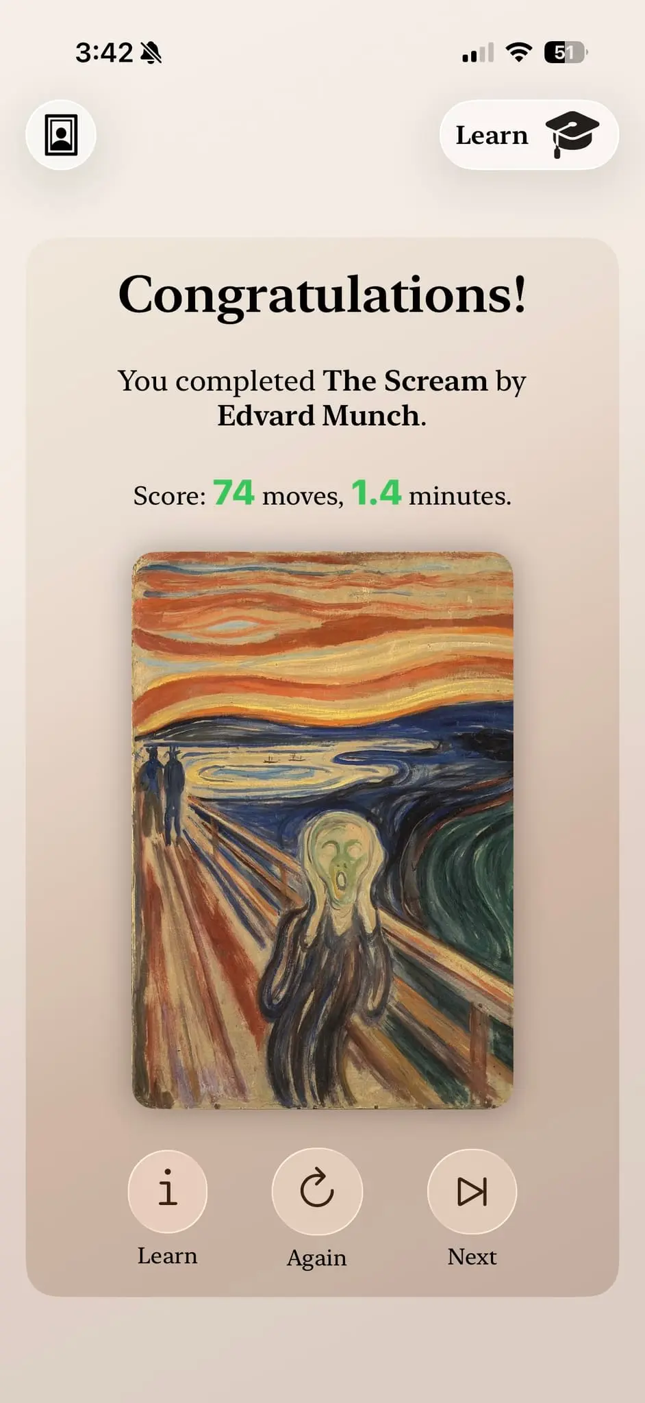 Screenshot 3 of Artizen: Art Jigsaw Puzzles