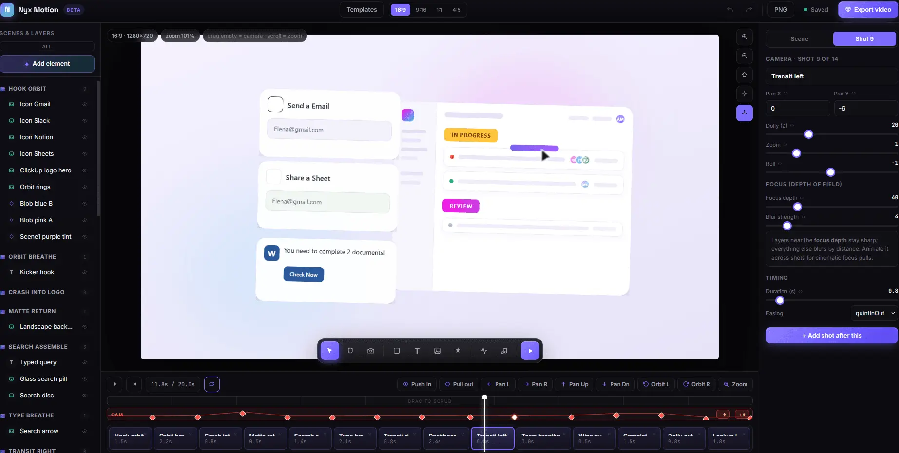 Screenshot 5 of Nyx Motion