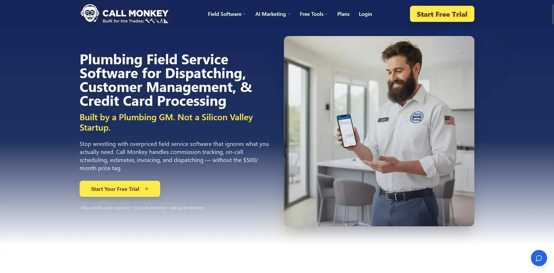 Screenshot 1 of Call Monkey Home Service Software