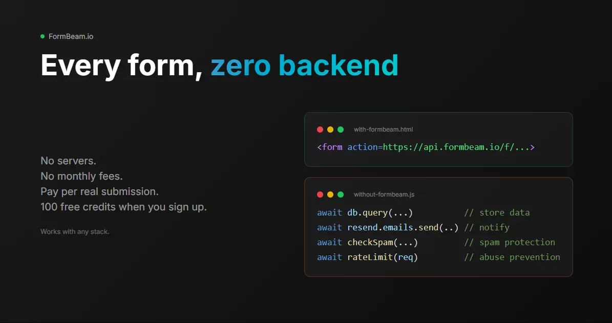 Screenshot 1 of FormBeam