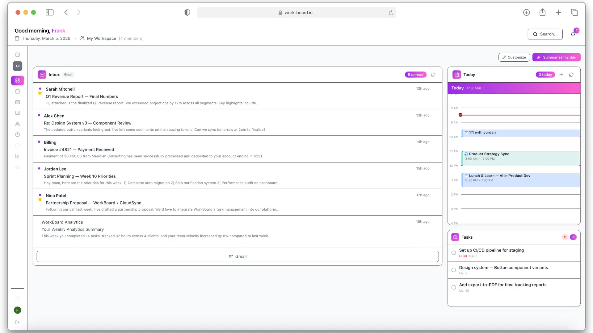 Screenshot 3 of WorkBoard