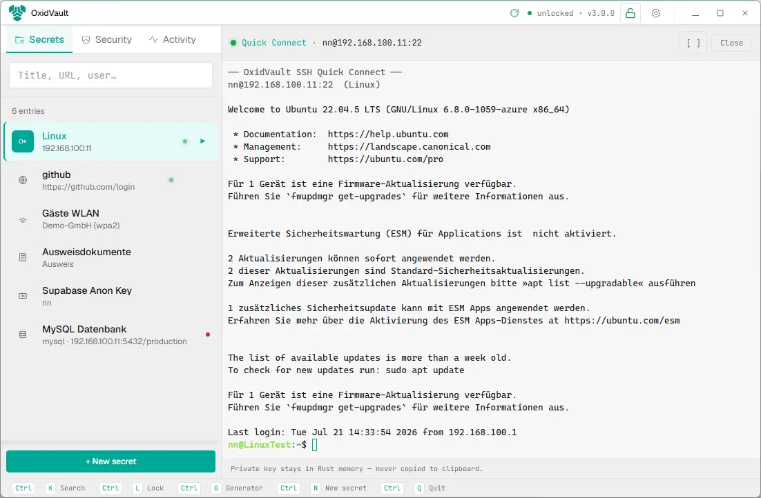 Screenshot 4 of OxidVault