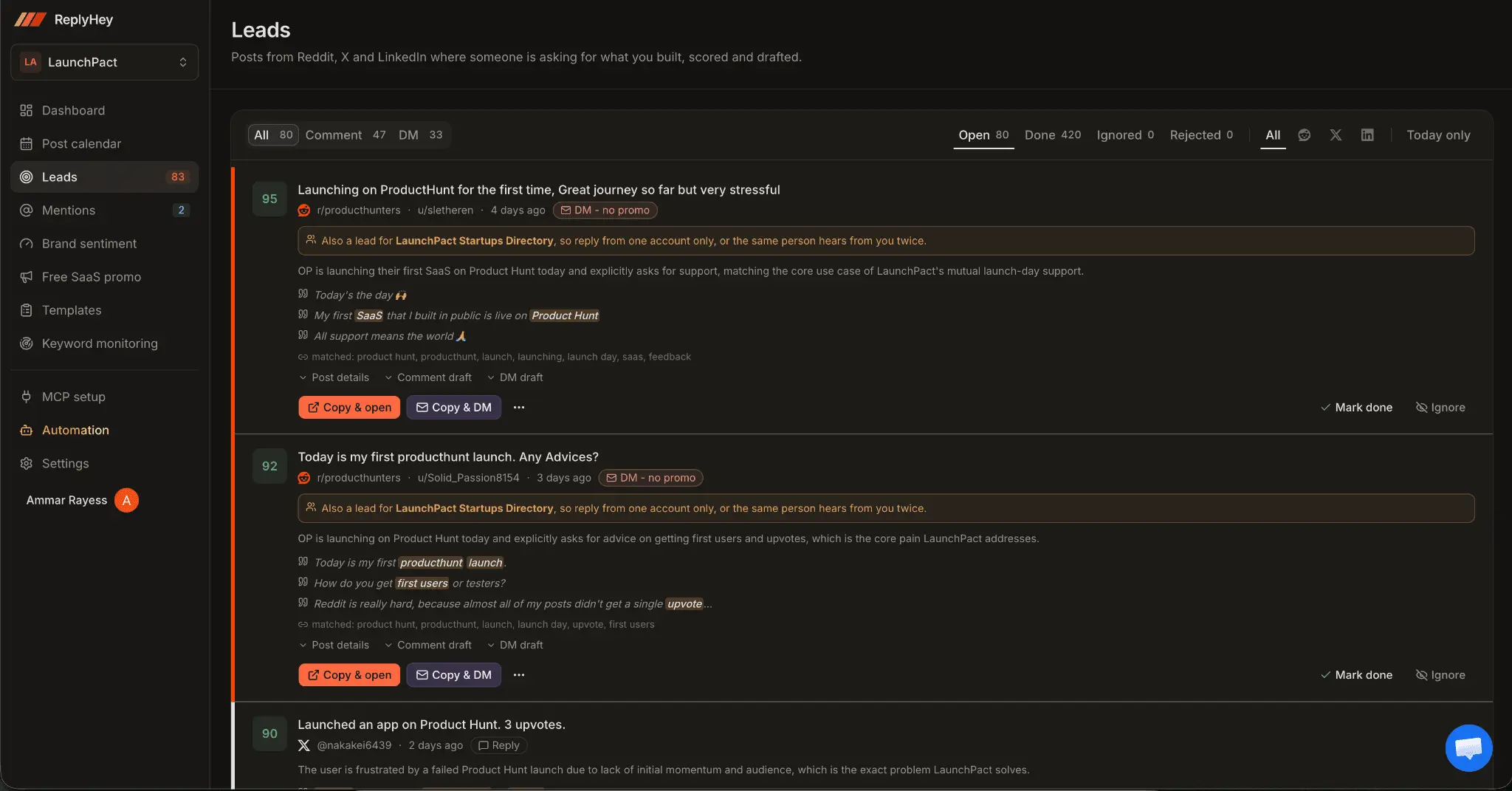 Screenshot 3 of ReplyHey