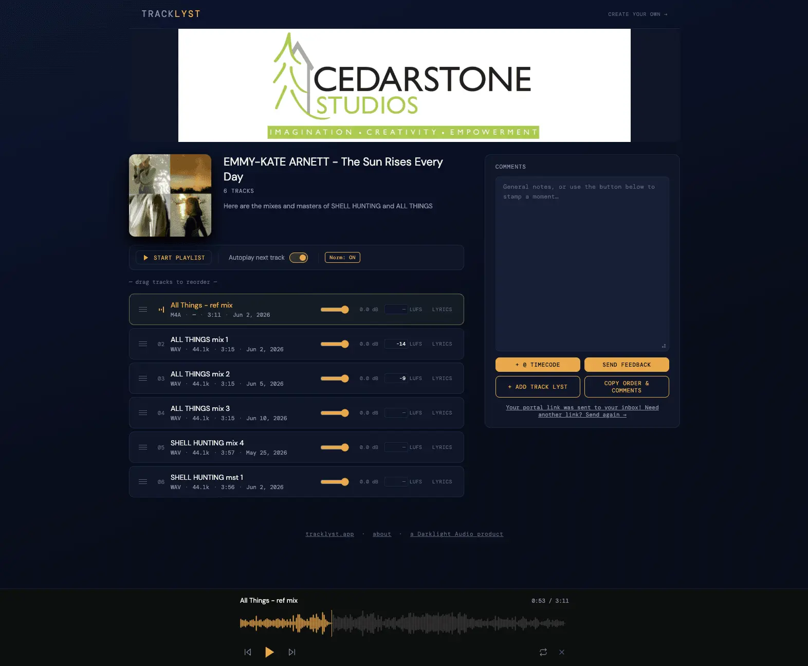 Screenshot 5 of Tracklyst
