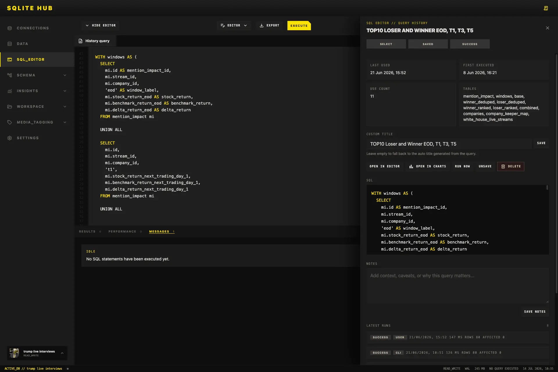 Screenshot 3 of SQLite Hub